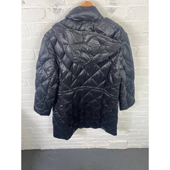 MICHAEL Michael Kors Women's Packable Hooded Puffer Down Jacket Black Size XL - Picture 4 of 6